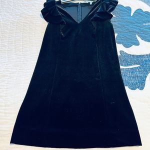 Black Velvet Draper James Shift Dress